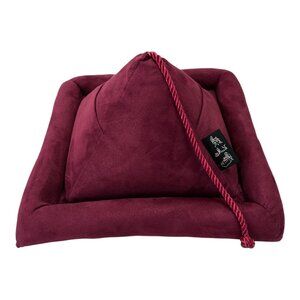 Y2K Hog Wild Peeramyd Pillow Stand – Burgundy Sueded Tablet & Book Holder, Hands